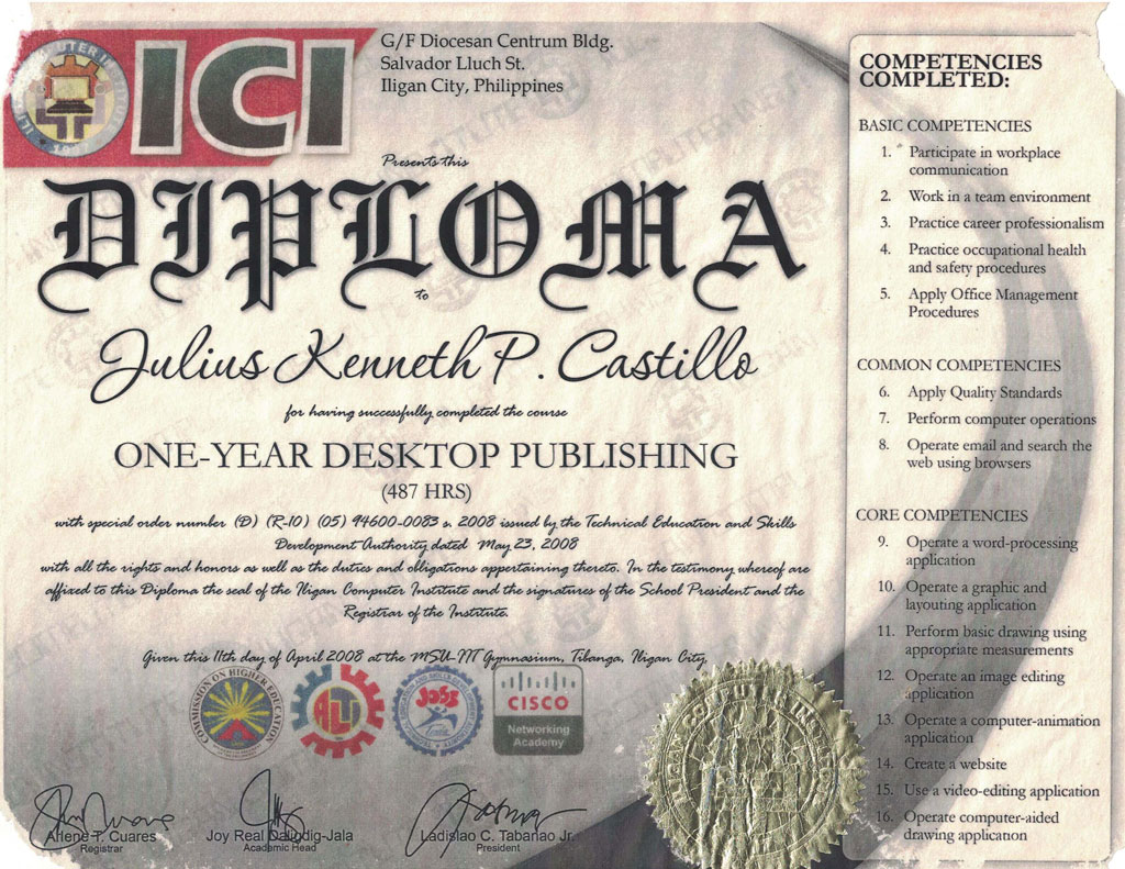 ICI-diploma